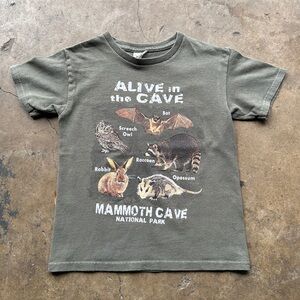 (5/6) Kids Mammoth Cave Alive in the Cave Animal Tee
